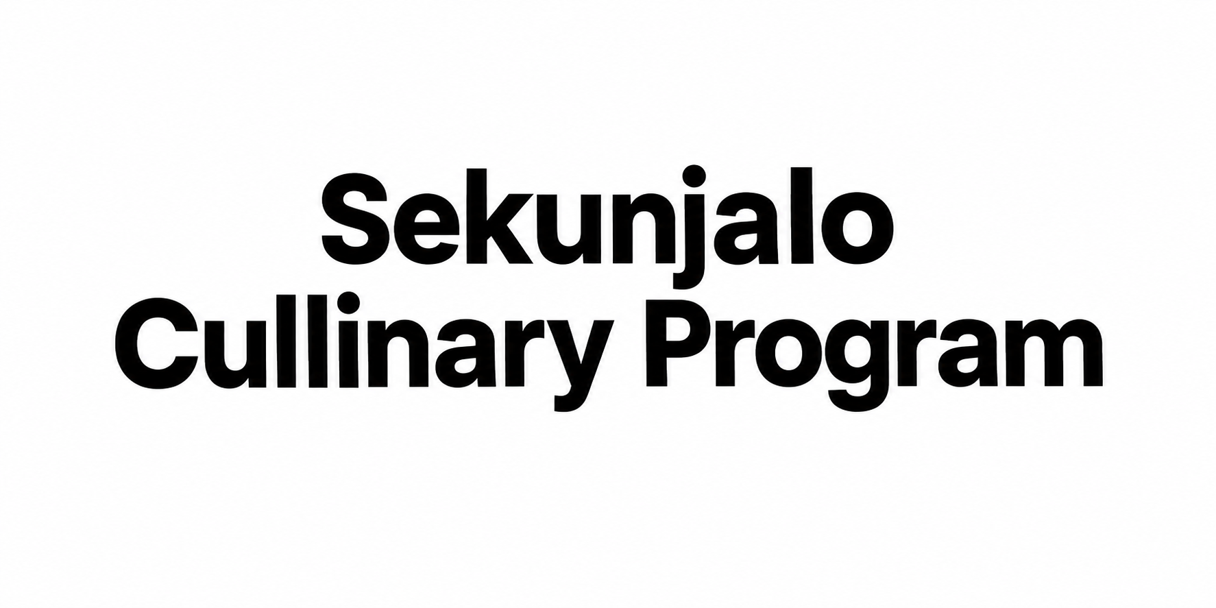 Sekunjalo Cullinary logo